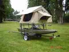 Trailer Roof Top Tent Rack by Dinoot Trailers