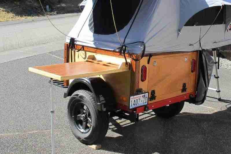 Jeep Trailer DIY Trailer Build Story Side Table