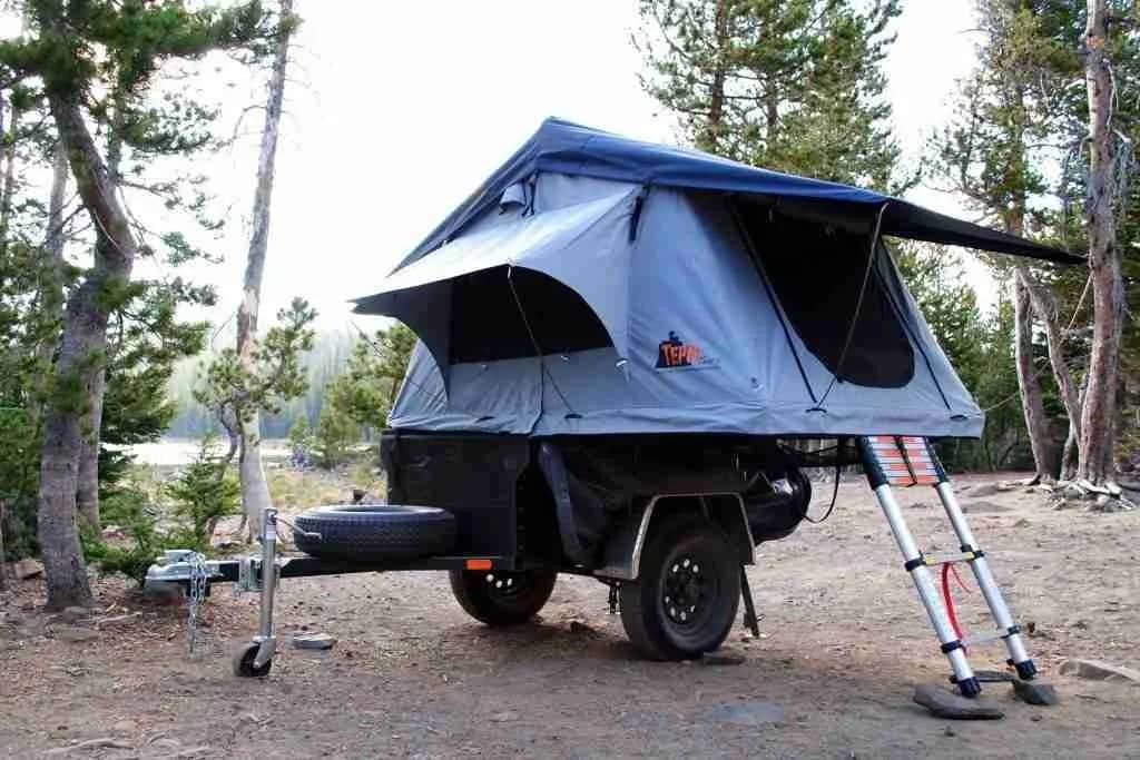 Jeep Trailer with Roof Top Tent
